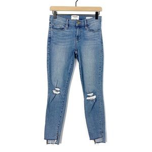 FRAME Le Skinny Se Jeanne Raw Hem Skinny Jeans